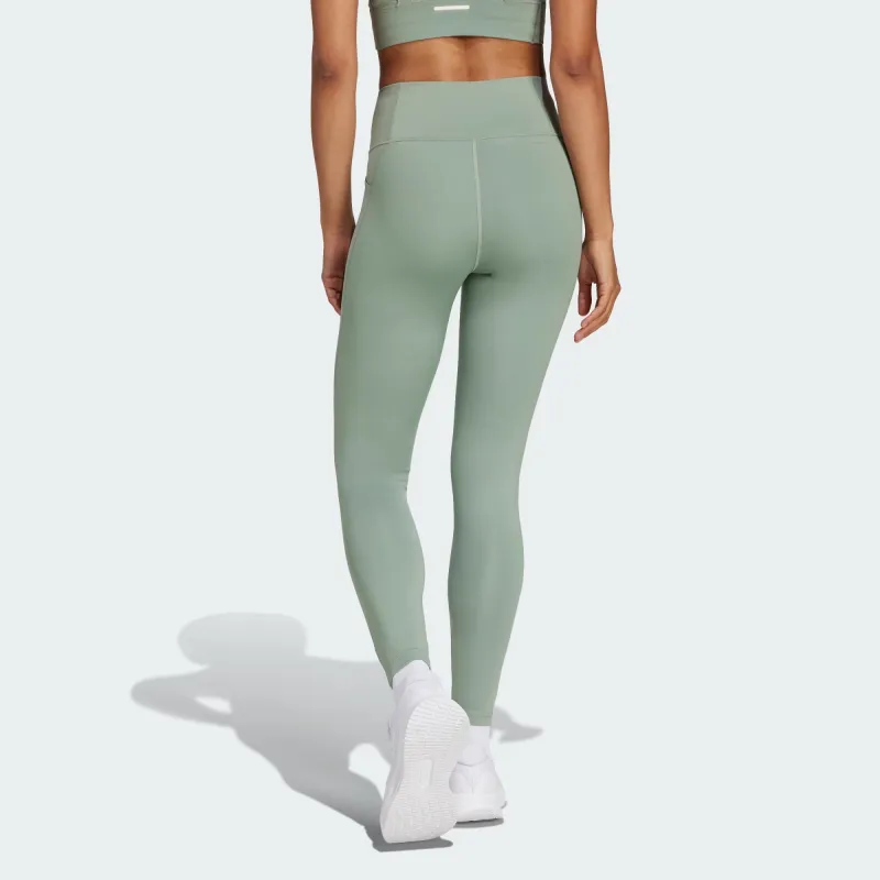 Adidas Women's Essentials Leggings Silver Green-3