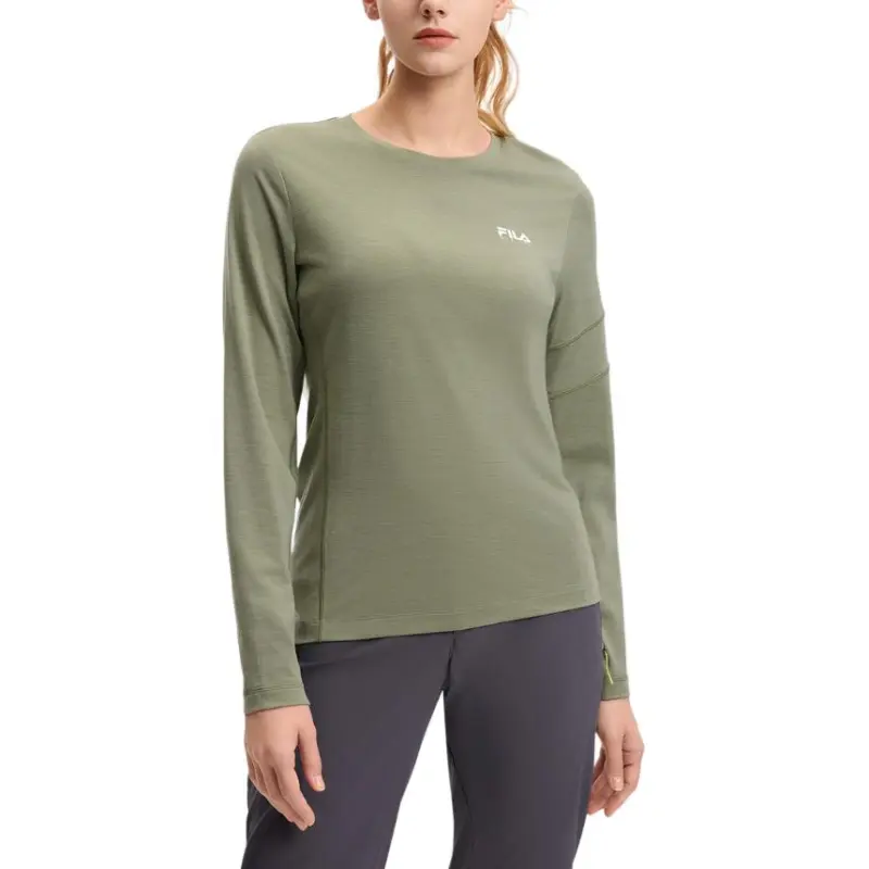 FILA CYCLING T Shirt Women's Hazy Turquoise Green-2