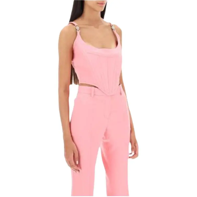 VERSACE Medusa Bustier Crop Top-2