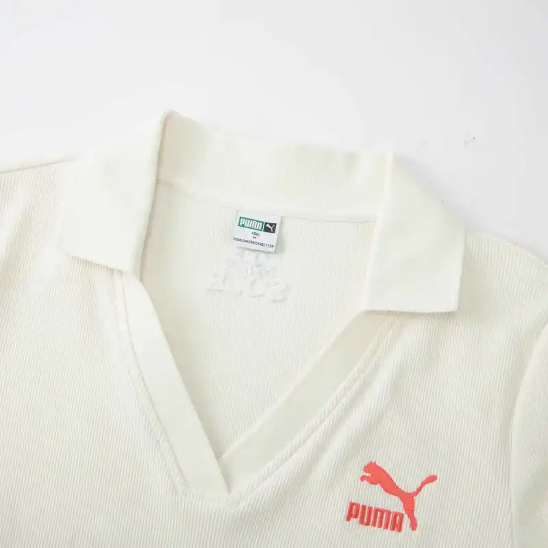PUMA SWXPDANCEMANIA Polo Shirt Women's White-3