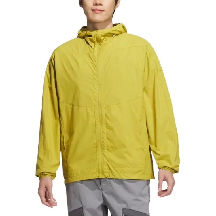 Adidas SS25 Jackets Coats Men's Yellow-1