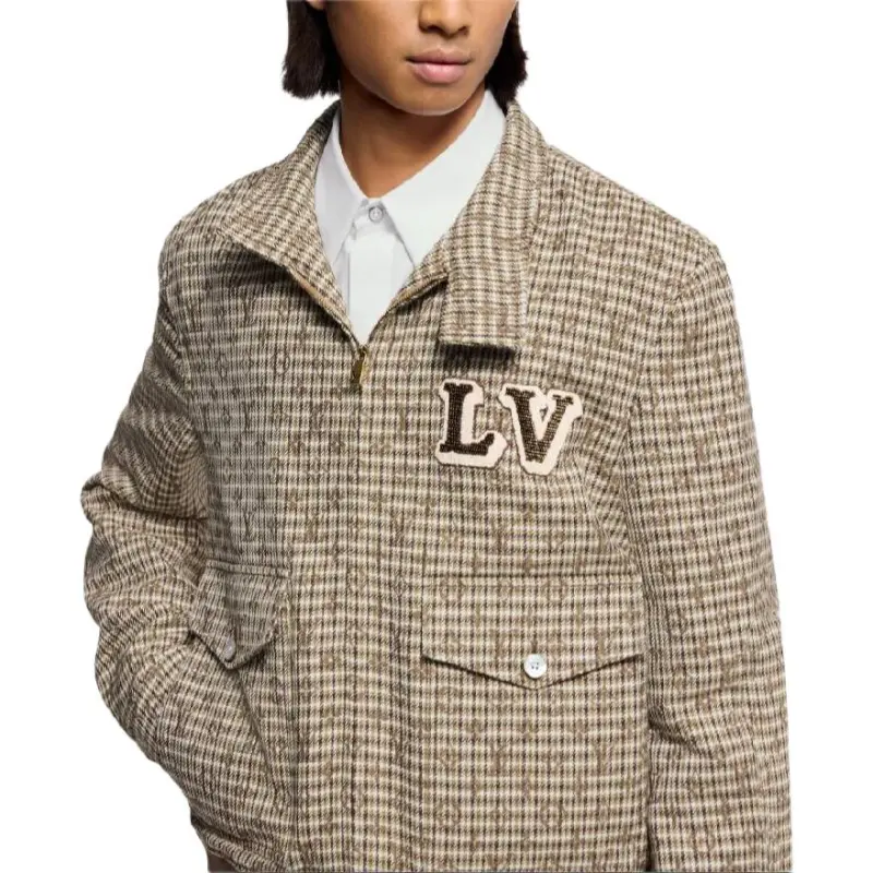 Lv Monogram Wool Harrington Blouson-4