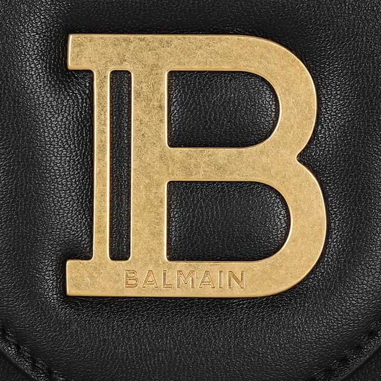BALMAIN B Buzz Logo Plaque Chained Wallet-5