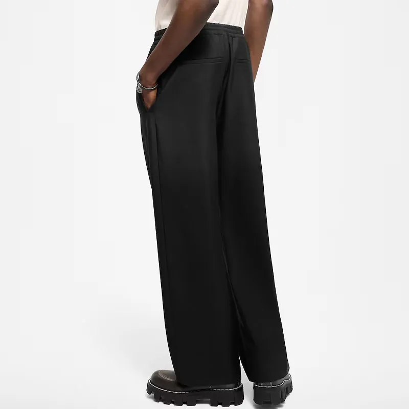 LOUIS VUITTON Drawstring Wool Pants-5