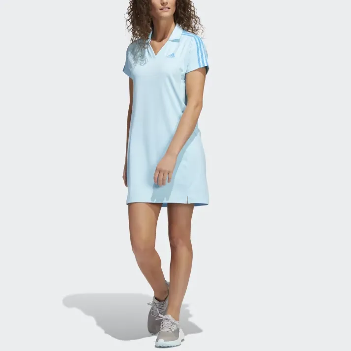 Adidas Short-Sleeved Dresses Women's Blissful Blue-2