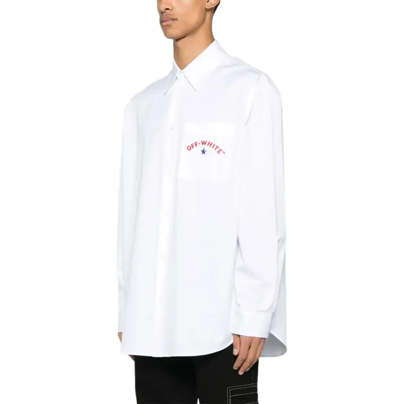 Off Star Arrow Long Sleeved Shirt-4