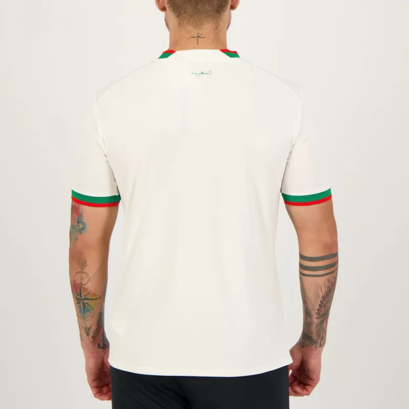 PUMA Morocco Away 22/23 Football Jerseys Fan Edition Morocco National Team Away Men's White-3