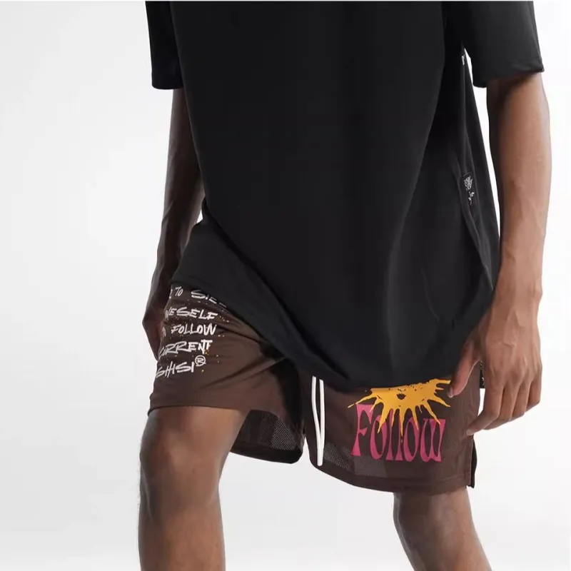 LUSHISI Basketball Shorts Unisex-3