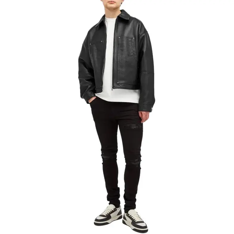 AMIRI Ma Quad Leather Work Jacket-2