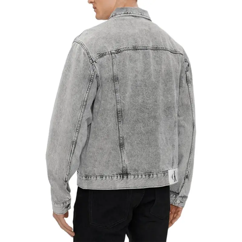CALVIN KLEIN Denim Jacket Men's Gray-1
