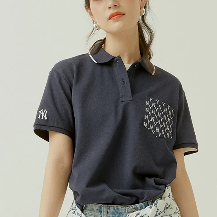 MLB Polo Shirt Unisex Navy Blue-2
