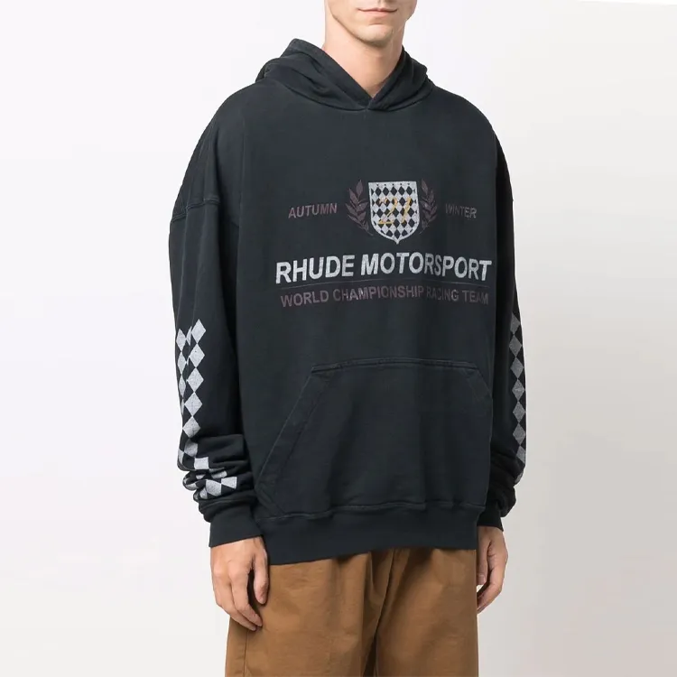 RHUDE Motor Crest Hoodie-3