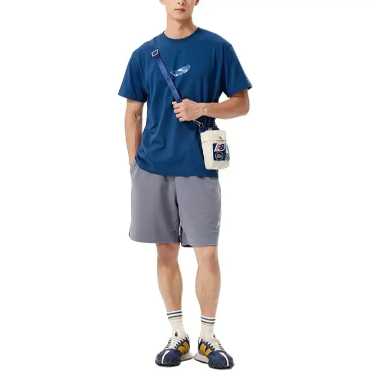 New Balance ANB SS22 T Shirt Men's Blue-4