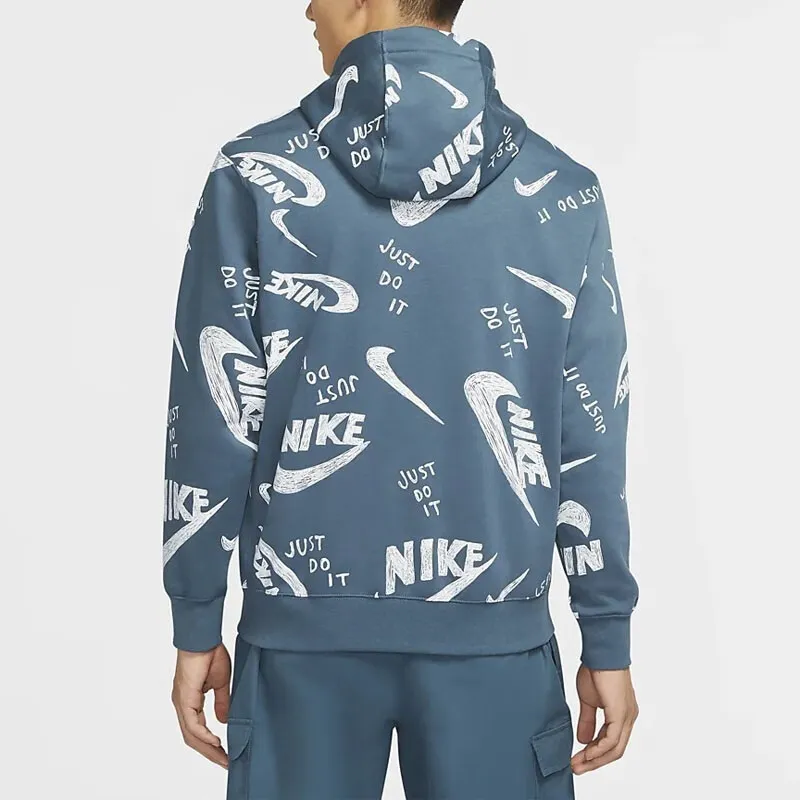 Nike Sweatshirts Men Gray Green-3