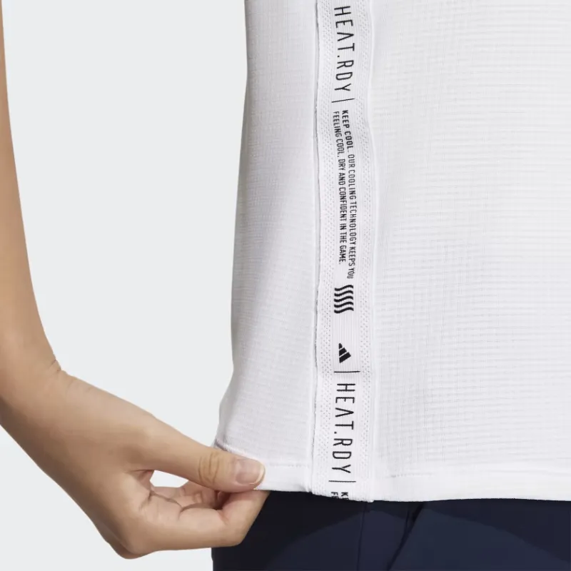 Adidas HEAT.RDY Pro Polo Shirt Women's White-4