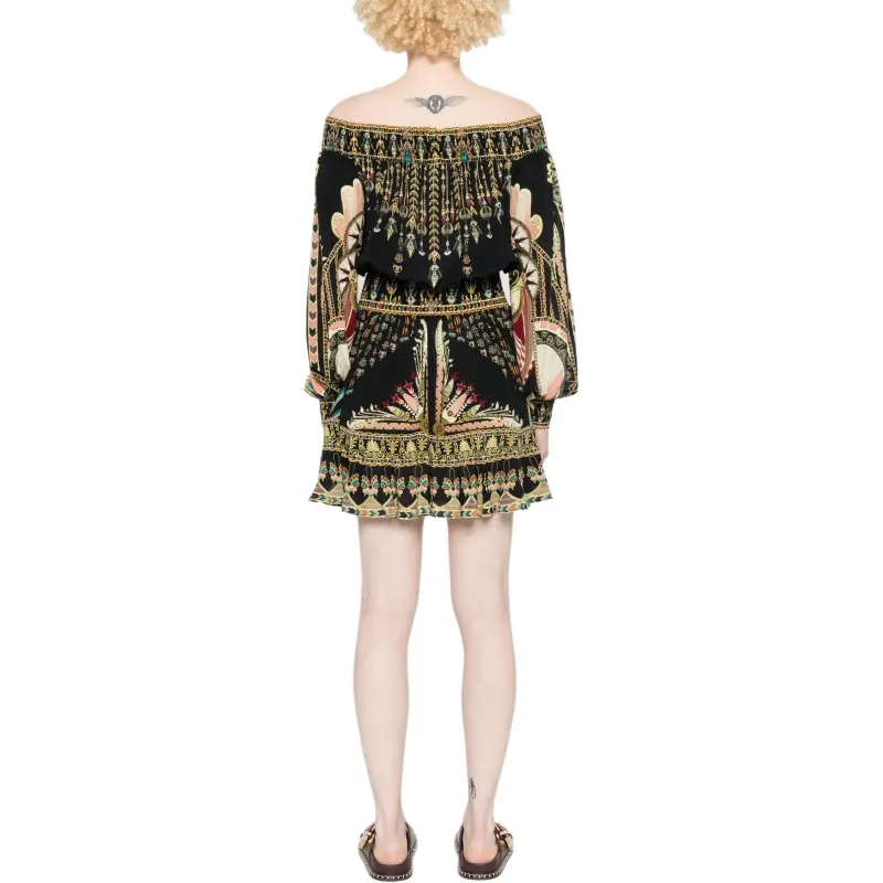 Camilla Off shoulder Mini Dress-2