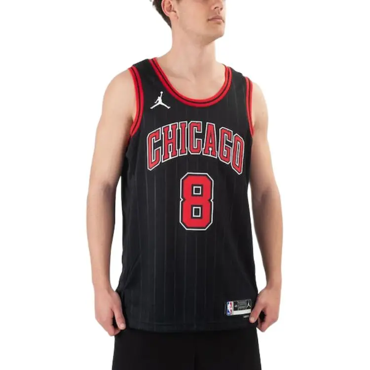 Jordan Basketball Jerseys Men Black-2