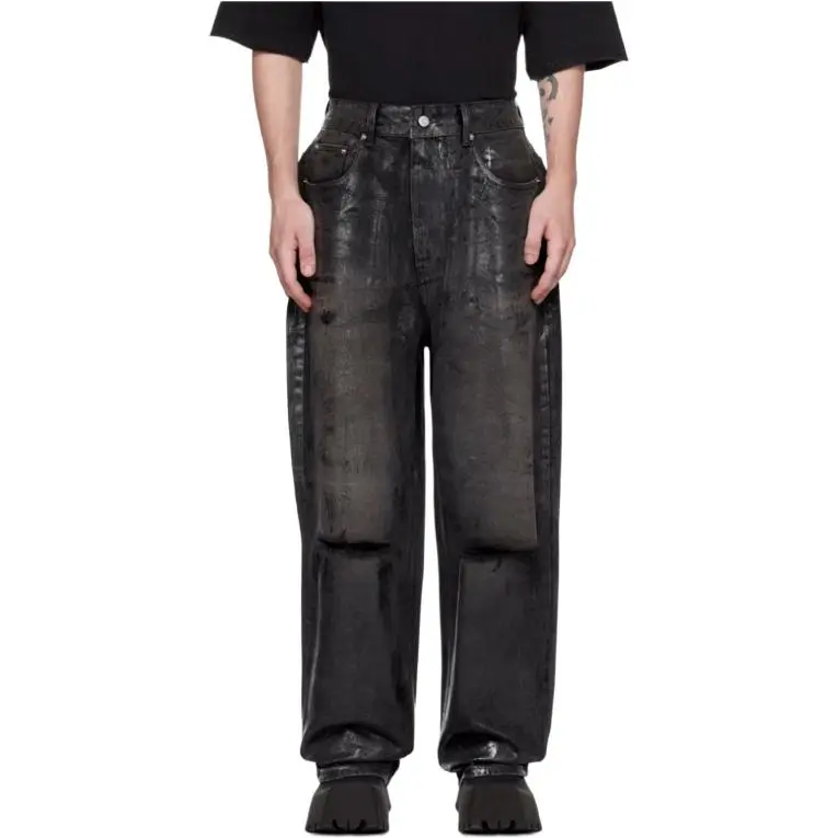 WE11DONE SS23 Jeans Men's Black-3