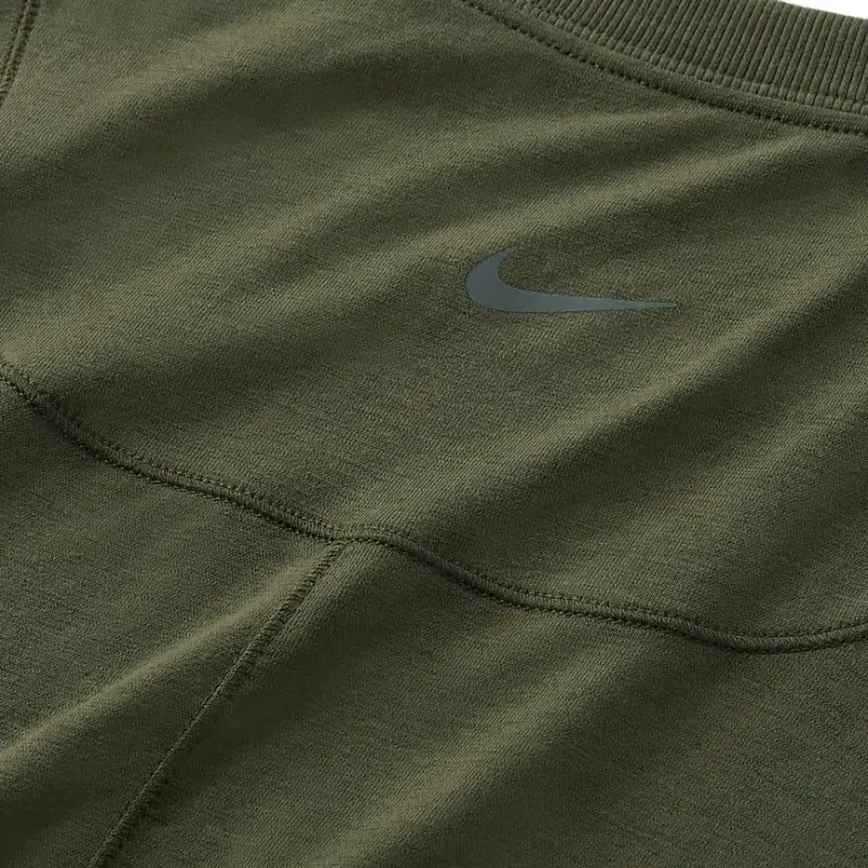 Nike Drop Shoulder Sleeve T Shirt Women's Khaki Green-5