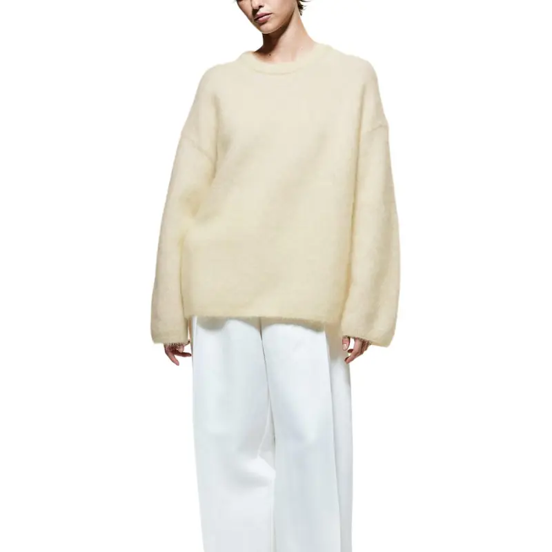 H&M Sweater Women's Light Yellow-1