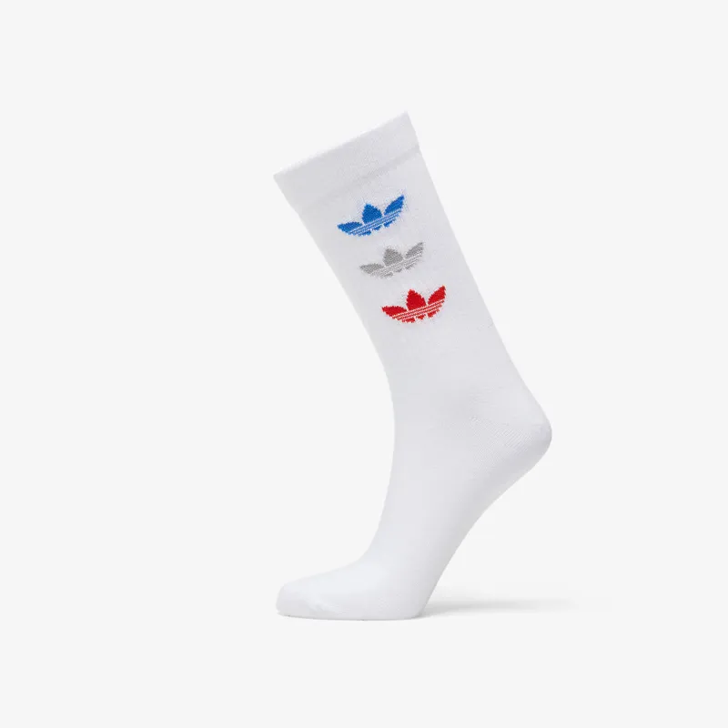 Adidas Mid Calf Socks Unisex 2 Pack White-2
