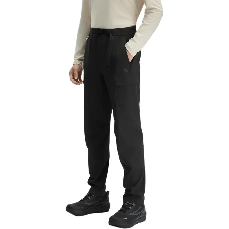 FILA x BBC EARTH Casual Pants Men's Pitch Black-3