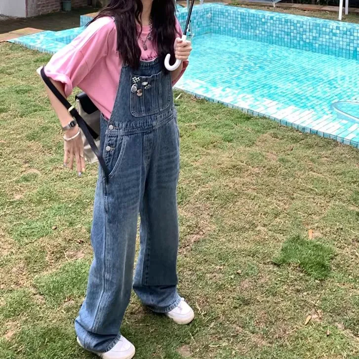 YuChaJia Overalls Women's Overalls-2
