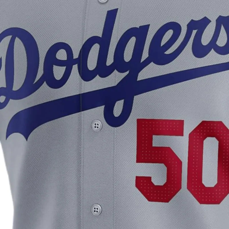 Nike Dri-FIT ADVLos Angeles Dodgers Baseball Jacket Men's Gray-2