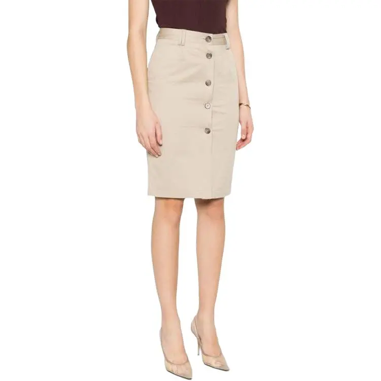 Anine Bing Zaire Front Button Fastened Midi Skirt-3