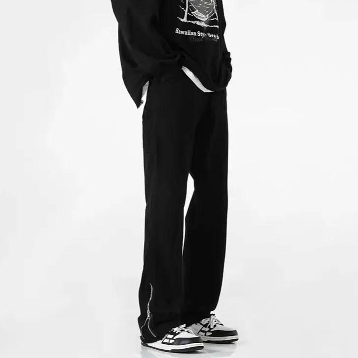 IL SARTO Casual Pants Unisex Carbon Wash Black-4
