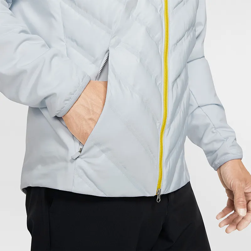 Nike Puffer Jackets Men Gray-4