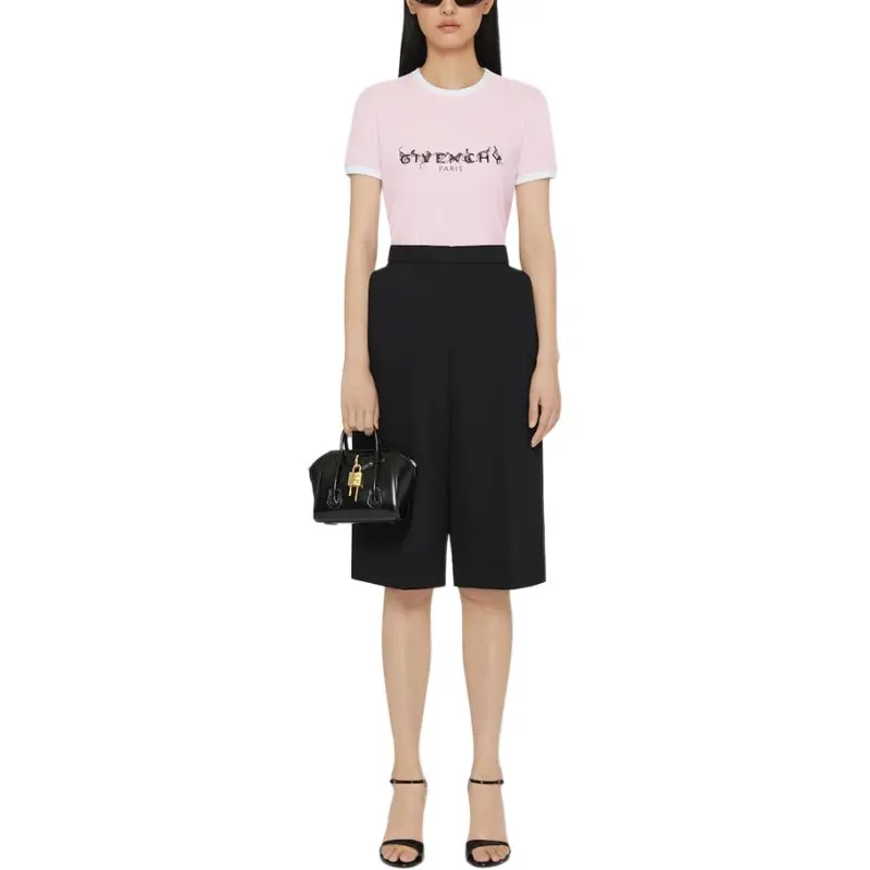 Givenchy Logo Printed Crewneck T Shirt-2