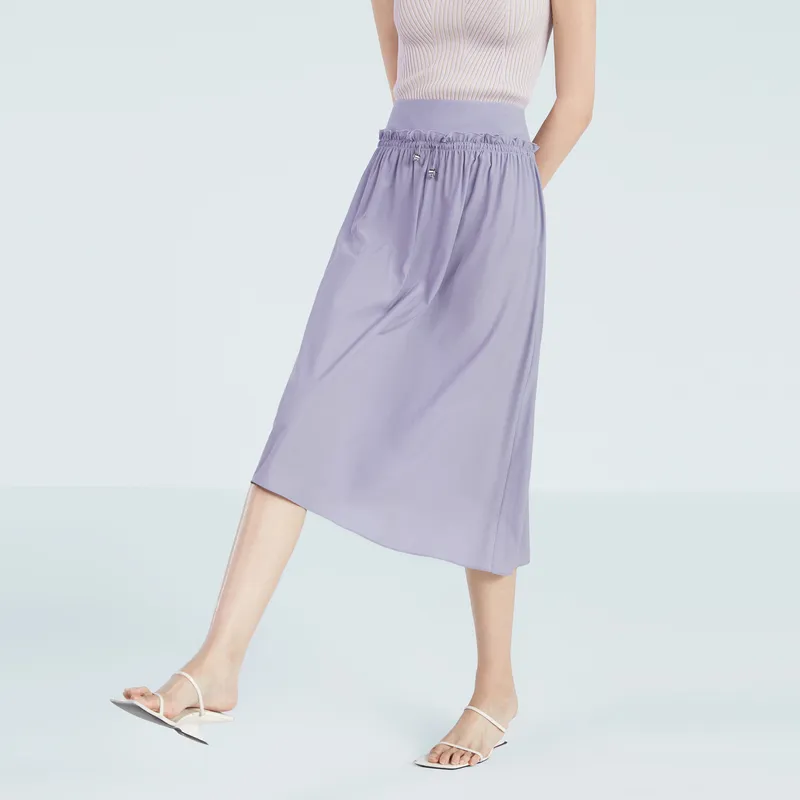 OVV Casual Long Skirts Women's Lilac-3
