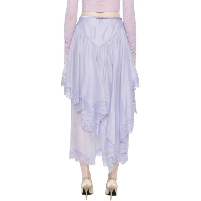 Zimmermann Crush Lace Midi Skirt-2