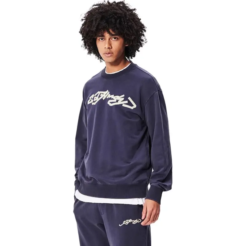 Ed Hardy FW24 Sweatshirt Men's Midnight Blue-2