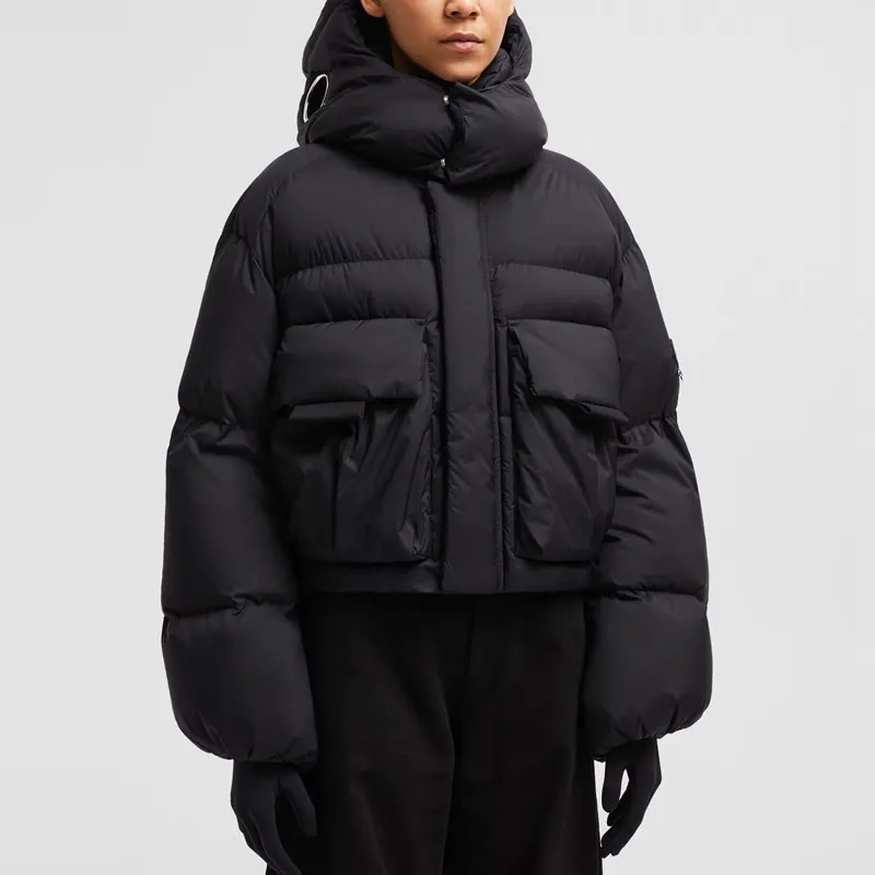 MONCLER GENIUS Moncler X Willow Smith Kar Hooded Short Down Jacket-2