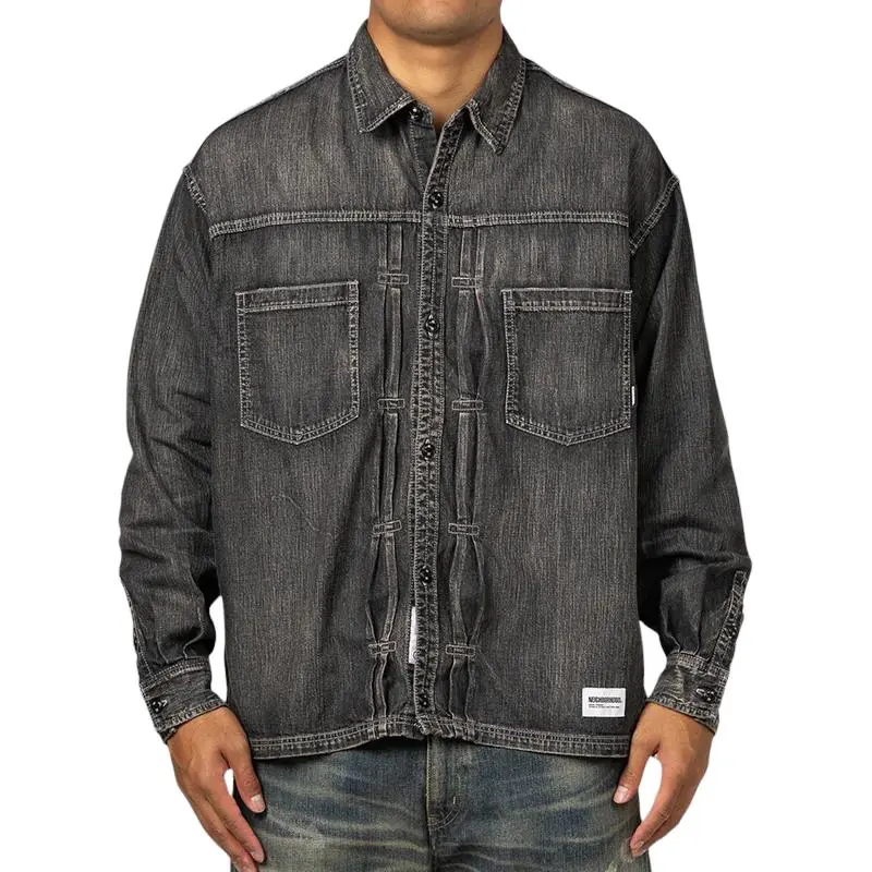NEIGHBORHOOD Washed Denim Shirt-2