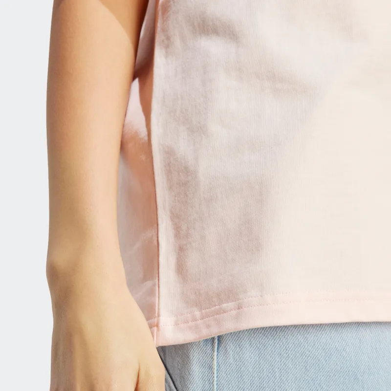 Adidas Originals Oversized Tee Drop Shoulder Sleeve T Shirt Women's Pink-4