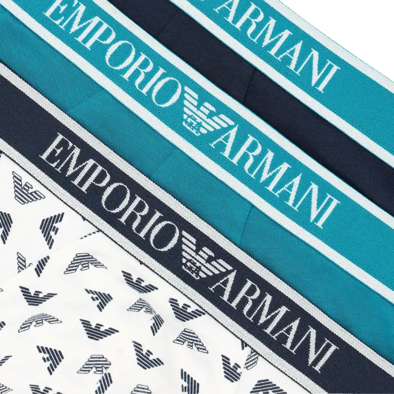 EMPORIO ARMANI Three pack Of Briefs With Core Logo Waistband-1