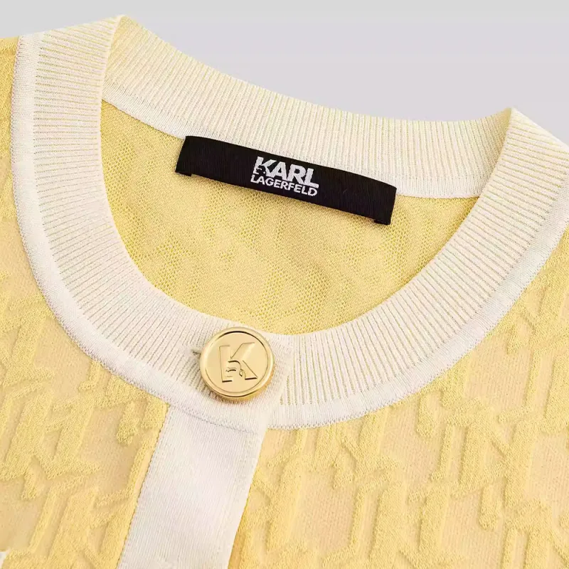 KARL LAGERFELD SS25 Knitwear Women's Yellow-4