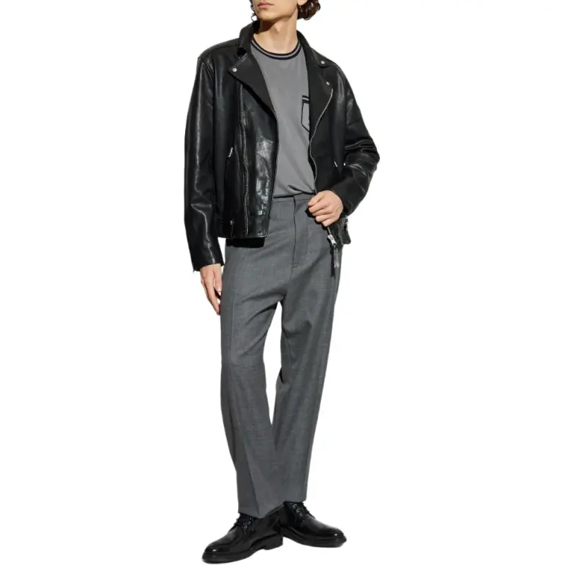GIORGIO ARMANI T Shirts Men Gray-1