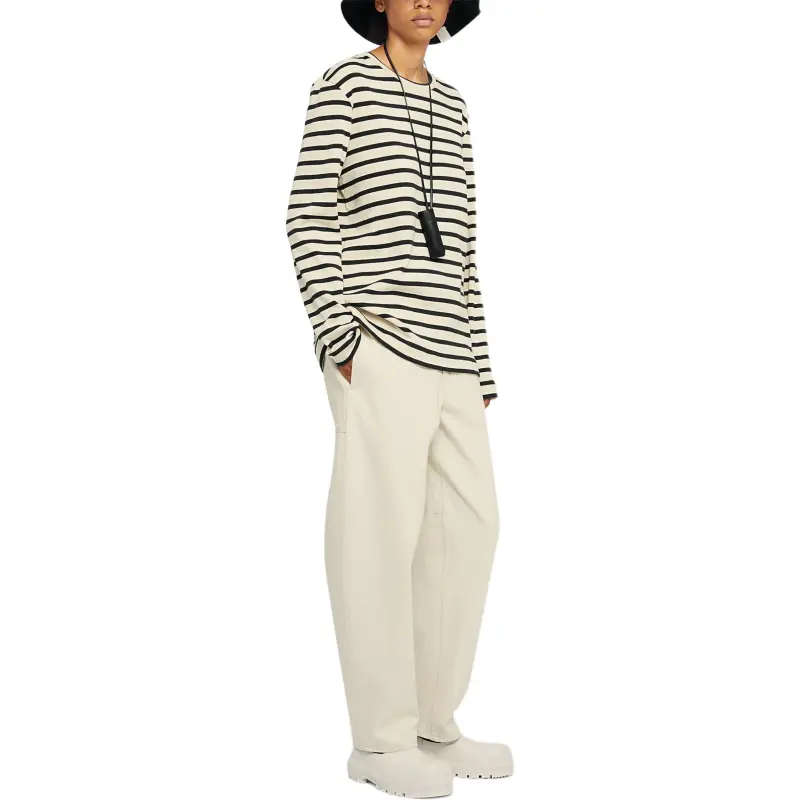 JIL SANDER Long sleeve Striped T shirt-4