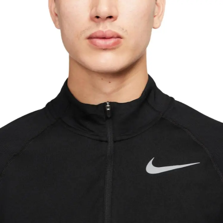 Nike 1/2 Zip Running Top Fleece Tee Asia Sizing-4