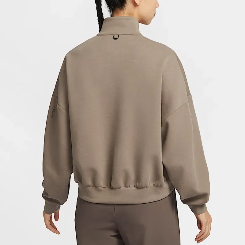 Nike Dri-Fit IMPOSSIBLYSOFT Sweatshirt Women's Ferret Brown/Stone Gray-2
