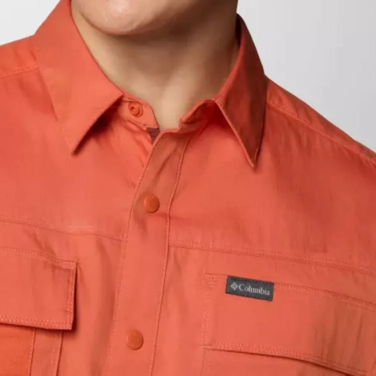 Columbia Landroamer Twill Long Sleeve Shirt Shirt Men's Orange-3