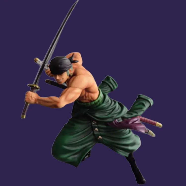 BANPRESTO Roronoa Zoro Glass Factory Ichiban Kuji Nautical Path B Reward Zoro Scale Figures-1