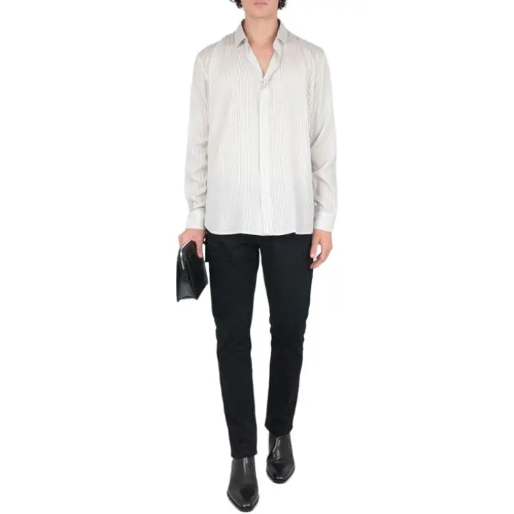 SAINT LAURENT Button up Silk Shirt-2