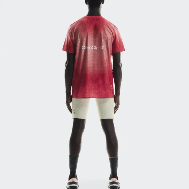 On Pace T Shirts Men Red-2