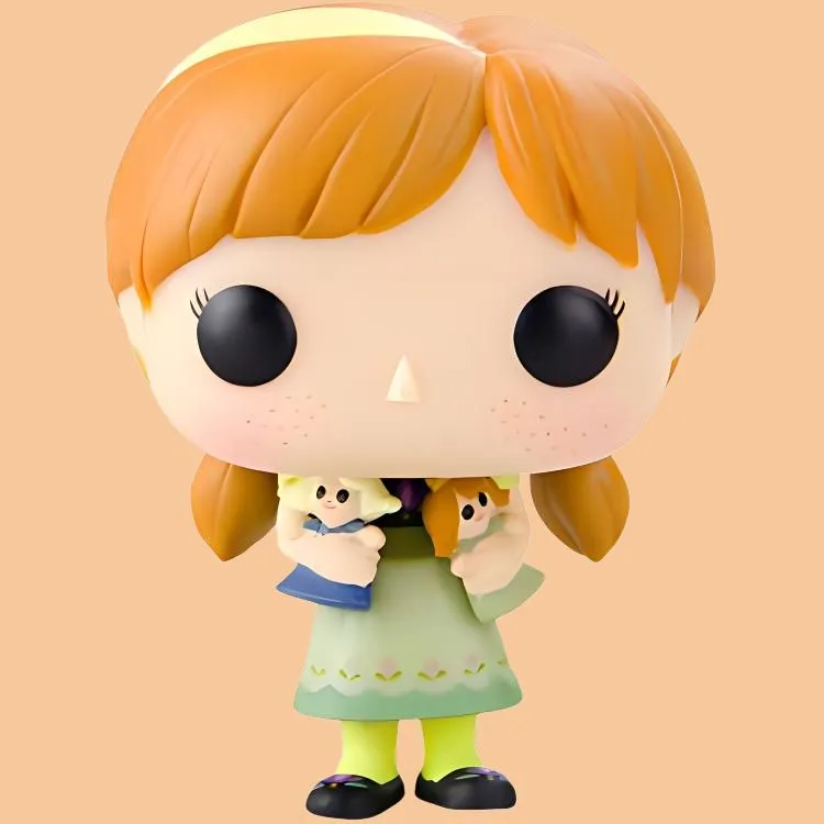 Funko POP Frozen Childhood Anna Chibi Figures-3