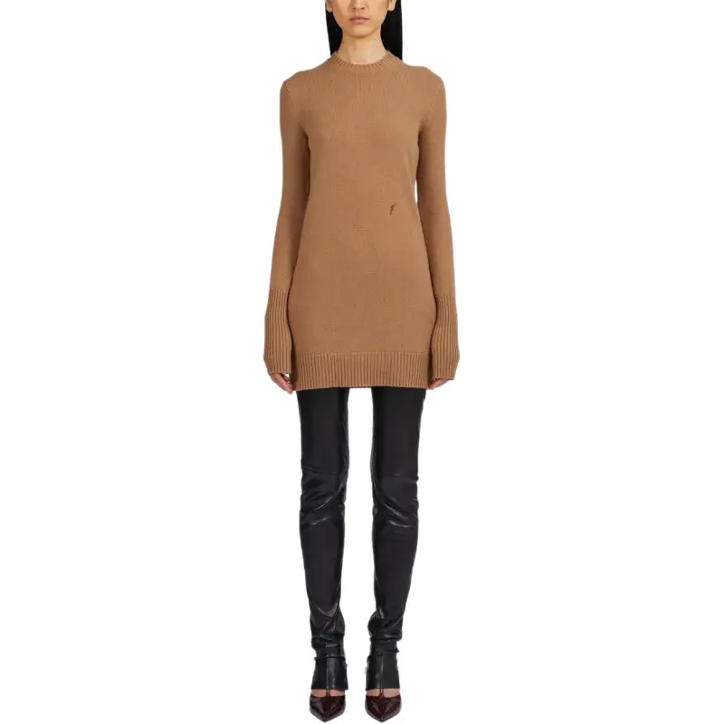 Ferragamo Crewneck Mini Dress-1